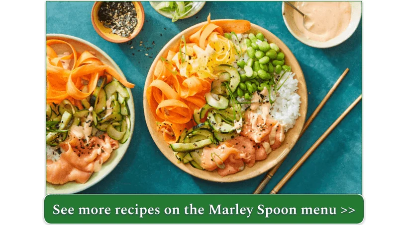 Smoked Salmon Poke Bowl from Marley Spoon