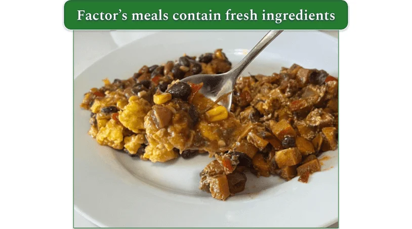 Factor’s Vegetarian Tamale Bowl