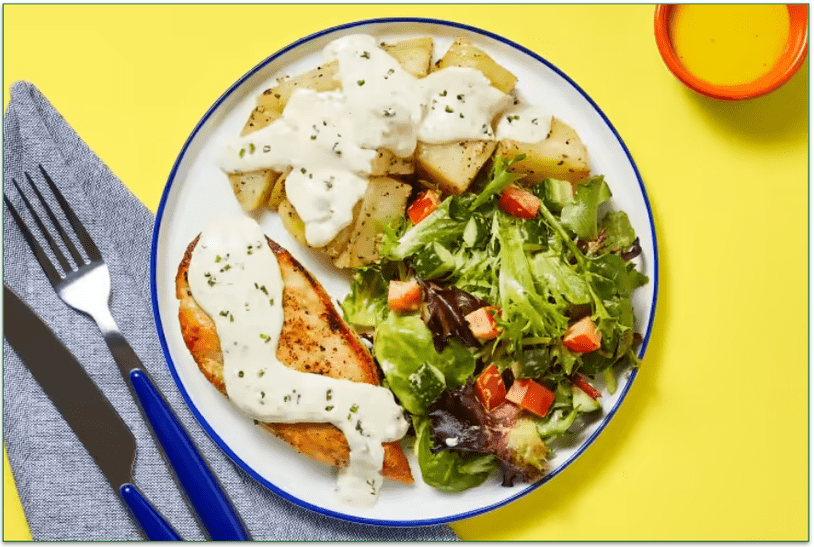 HelloFresh's Parmesan Chive Chicken & Potatoes