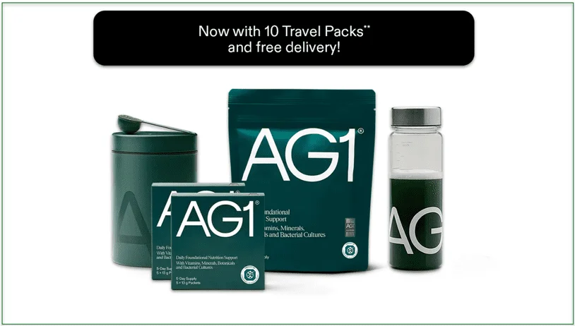 The AG1 Welcome Kit - FREE with first purchase