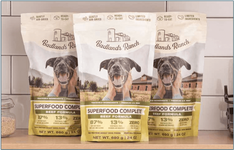 The food bags aren’t recyclable