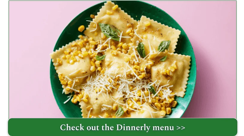 Brown Butter & Corn Ravioli with Basil & Parmesan