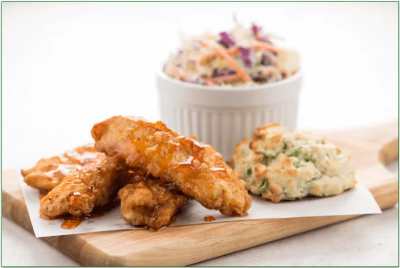 Farmhouse Fried Chicken Tenders and Hot Honey from Home Chef