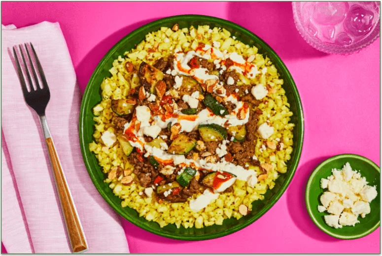 Middle Eastern-Style Beef Bowls from Green Chef