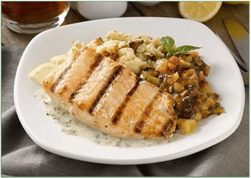 BistroMD's Grilled Salmon with Creamy Pesto