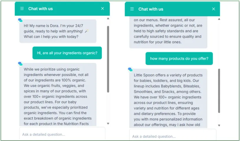 Little Spoon’s chatbot is impressive!