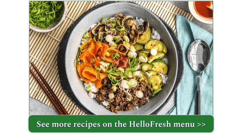Korean Beef Bibimbap from HelloFresh