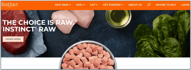 Instinct's home page