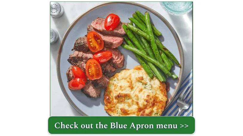 Blue Apron's Steaks & Marinated Tomatoes