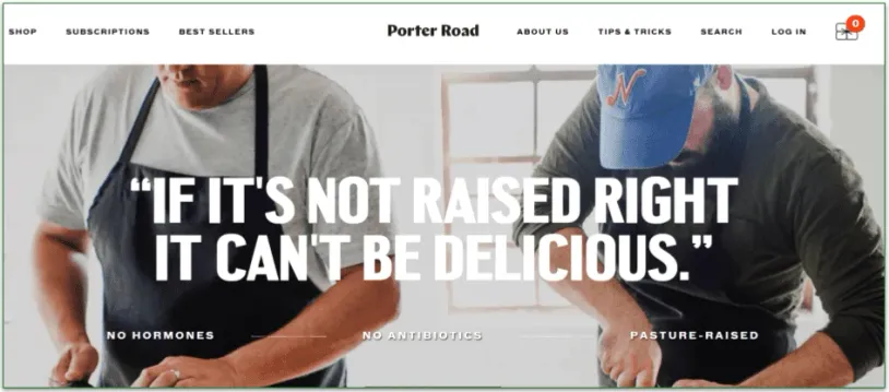 Porter Road's homepage
