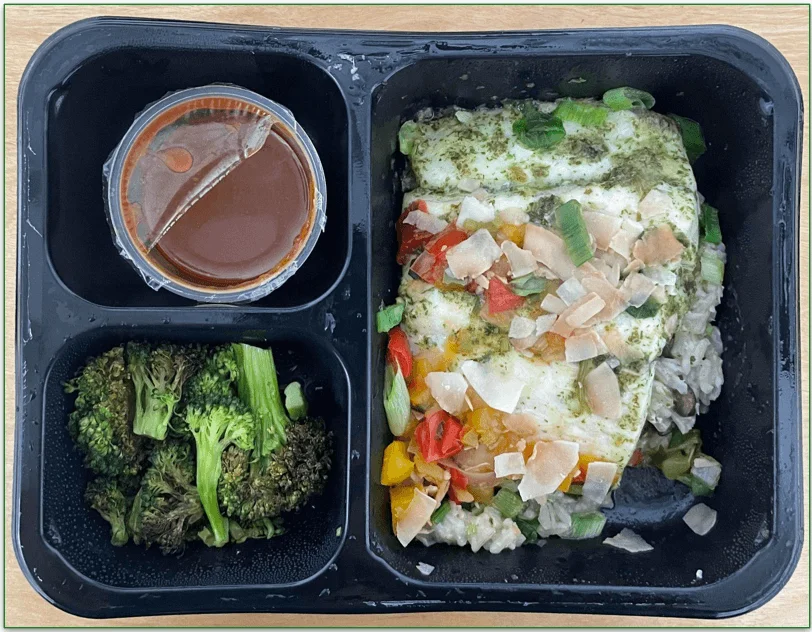 Factor’s Hawaiian Barramundi & Black Bean Coconut Rice